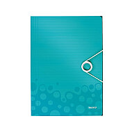 LEİTZ 4599 ACTİVE WOW İNCE LASTİKLİ DOSYA METALİK BUZ MAVİSİ - LEİTZ