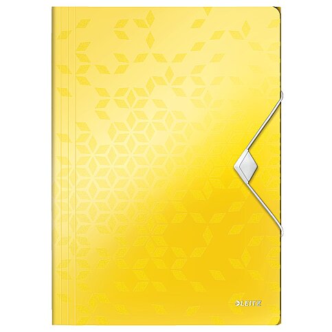 LEİTZ 4599 ACTİVE WOW İNCE LASTİKLİ DOSYA METALİK SARI - 1