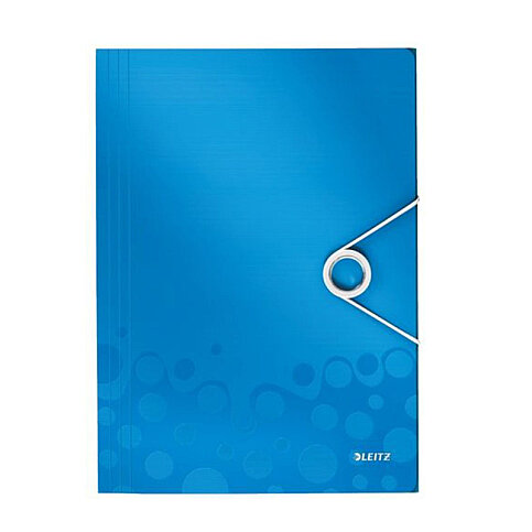 LEİTZ 4599 ACTİVE WOW İNCE LASTİKLİ DOSYA METALİK MAVİ - 2