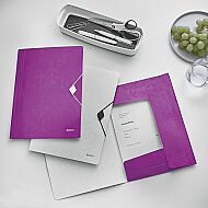 LEİTZ 4599 ACTİVE WOW İNCE LASTİKLİ DOSYA METALİK MOR - LEİTZ (1)