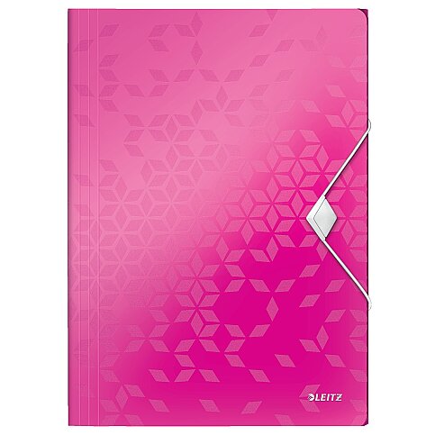 LEİTZ 4599 ACTİVE WOW İNCE LASTİKLİ DOSYA METALİK PEMBE - 1