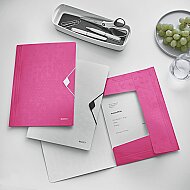 LEİTZ 4599 ACTİVE WOW İNCE LASTİKLİ DOSYA METALİK PEMBE - LEİTZ (1)