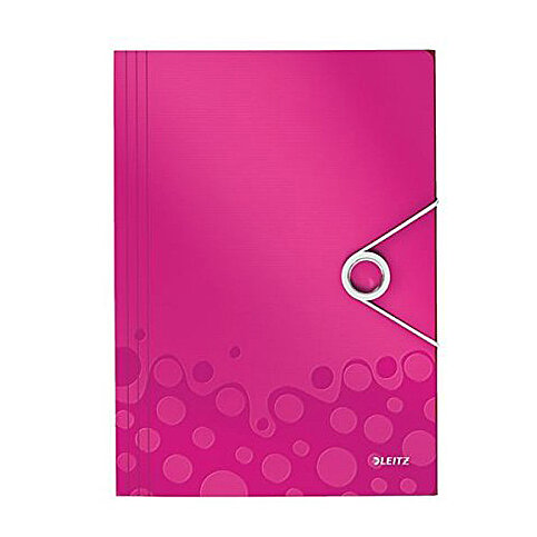 LEİTZ 4599 ACTİVE WOW İNCE LASTİKLİ DOSYA METALİK PEMBE - 3