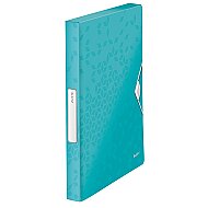 LEİTZ 4629 ACTİVE WOW KALIN LASTİKLİ DOSYA METALİK BUZ MAVİSİ - LEİTZ