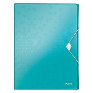LEİTZ 4629 ACTİVE WOW KALIN LASTİKLİ DOSYA METALİK BUZ MAVİSİ - LEİTZ (1)