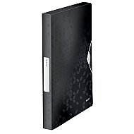 LEİTZ 4629 ACTİVE WOW KALIN LASTİKLİ DOSYA METALİK SİYAH - LEİTZ