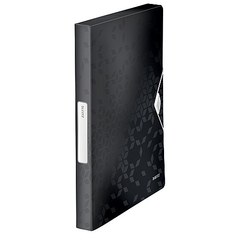 LEİTZ 4629 ACTİVE WOW KALIN LASTİKLİ DOSYA METALİK SİYAH - 1