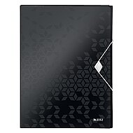 LEİTZ 4629 ACTİVE WOW KALIN LASTİKLİ DOSYA METALİK SİYAH - LEİTZ (1)