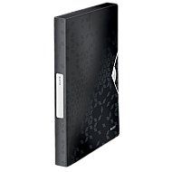 LEİTZ 4629 ACTİVE WOW KALIN LASTİKLİ DOSYA METALİK SİYAH - 4