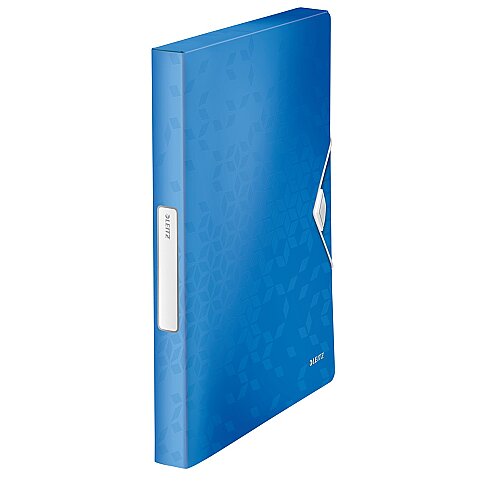 LEİTZ 4629 ACTİVE WOW KALIN LASTİKLİ DOSYA METALİK MAVİ - 1