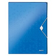 LEİTZ 4629 ACTİVE WOW KALIN LASTİKLİ DOSYA METALİK MAVİ - LEİTZ (1)