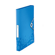 Leitz 4629 Active Wow Kalın Lastikli Dosya Metalik Mavi - LEİTZ (1)