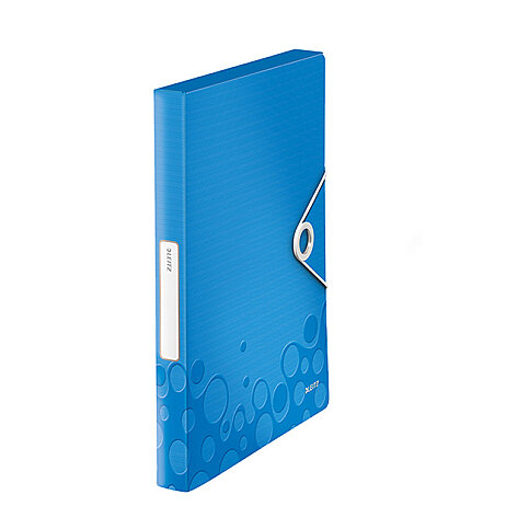 LEİTZ 4629 ACTİVE WOW KALIN LASTİKLİ DOSYA METALİK MAVİ - 3
