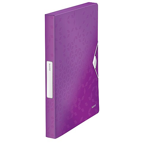 LEİTZ 4629 ACTİVE WOW KALIN LASTİKLİ DOSYA METALİK MOR - 1