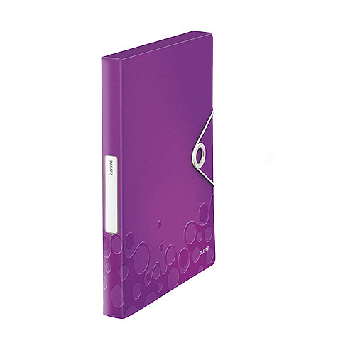 LEİTZ 4629 ACTİVE WOW KALIN LASTİKLİ DOSYA METALİK MOR - 2