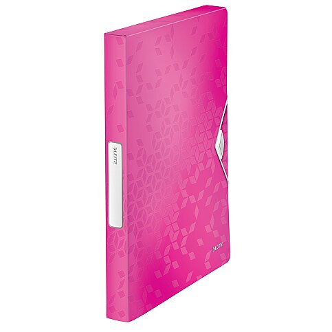 LEİTZ 4629 ACTİVE WOW KALIN LASTİKLİ DOSYA METALİK PEMBE - 1