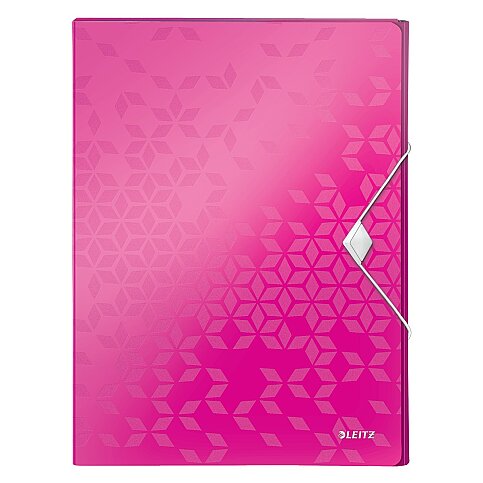 LEİTZ 4629 ACTİVE WOW KALIN LASTİKLİ DOSYA METALİK PEMBE - 2