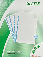LEİTZ 4700 DELİKLİ POŞET DOSYA A4 MAVİ ŞERİTLİ 100LÜ - LEİTZ