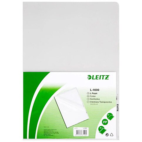 LEİTZ 4796 DELİKLİ POŞET DOSYA A4 100LÜ - 1