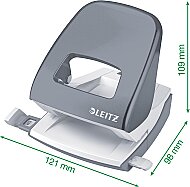 LEİTZ 5008 DELGEÇ 30 SAYFA GRİ - LEİTZ