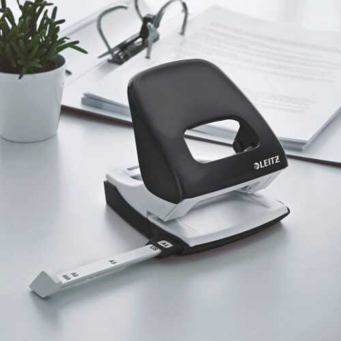 Leitz 5008 Wow Delgeç 30 Sayfa Metalik Siyah Blister - 2