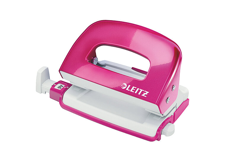 LEİTZ 5060 WOW MİNİ DELGEÇ 10 SAYFA METALİK PEMBE