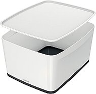 LEİTZ 5216 MYBOX KAPAKLI GENİŞ SAKLAMA KUTUSU SİYAH-BEYAZ - LEİTZ