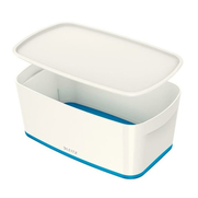 Leitz 5229 Mybox Kapaklı Küçük Boy Saklama Kutusu Mavi-Beyaz - LEİTZ