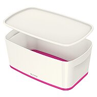LEİTZ 5229 MYBOX KAPAKLI KÜÇÜK BOY SAKLAMA KUTUSU PEMBE-BEYAZ - LEİTZ