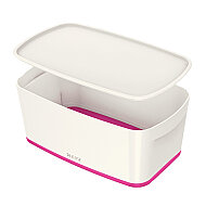 LEİTZ 5229 MYBOX KAPAKLI KÜÇÜK BOY SAKLAMA KUTUSU PEMBE-BEYAZ - 3