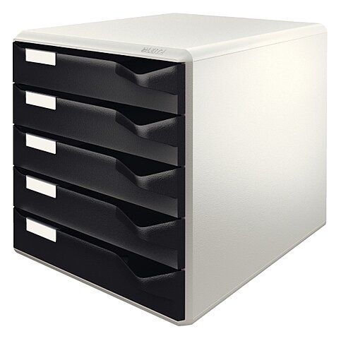 LEİTZ 5280 5 ÇEKMECELİ EVRAK RAFI SİYAH - 1