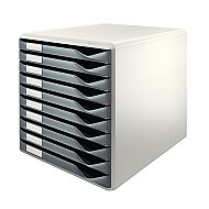 LEİTZ 5281 10 ÇEKMECELİ EVRAK RAFI GRİ - 4
