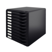 Leitz 5294 10 Çekmeceli Evrak Rafı Siyah - LEİTZ