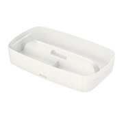 Leitz 5323 Mybox Kulplu Geniş Düzenleme Aparatı Beyaz - LEİTZ