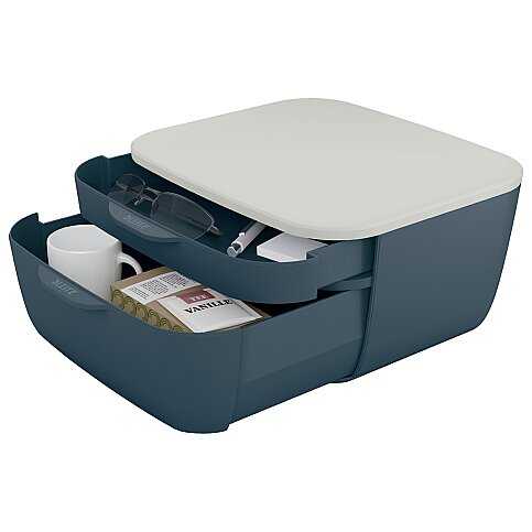 LEİTZ 5357 COSY ÇEKMECELİ EVRAK RAFI GRİ - 2