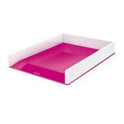 Leitz 5361 Wow Duo Çift Renkli Evrak Rafı Metalik Pembe Tekli - LEİTZ