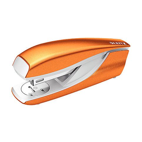 Leitz 5502 Wow Zımba Makinesi No:24/6 30 Sayfa Metalik Turuncu - 2