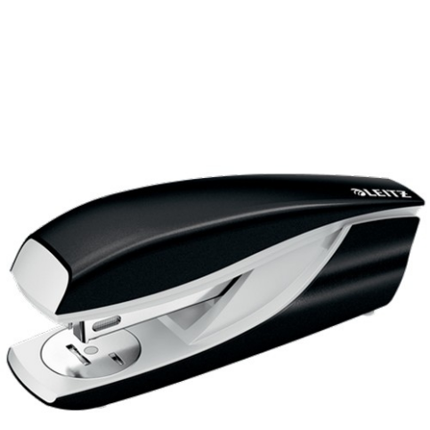 Leitz 5502 Wow Zımba Makinesi No:24/6 30 Sayfa Metalik Siyah - 1