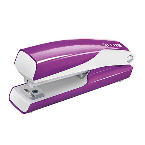 Leitz 5528 Wow Zımba Makinesi No:10 10 Sayfa Metalik Mor - 3