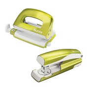 Leitz 5561 Wow Mini Zımba Makinesi+Delgeç Seti Metalik Yeşil - LEİTZ