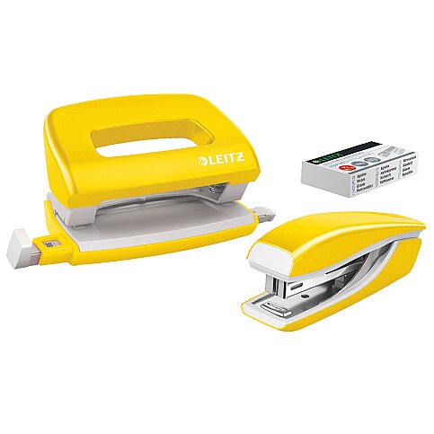 LEİTZ 5561 WOW MİNİ ZIMBA MAKİNESİ+DELGEÇ SETİ METALİK SARI - 1