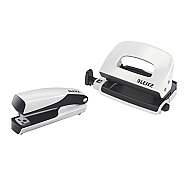 Leitz 5561 Wow Mini Zımba Makinesi+Delgeç Seti Metalik Siyah - 2