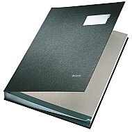 LEİTZ L-5700 KAPAKLI İMZA DOSYASI 20 YAPRAK SİYAH - LEİTZ