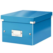 Leitz 6043 Wow C&S Küçük Boy Saklama Kutusu Metalik Mavi - LEİTZ