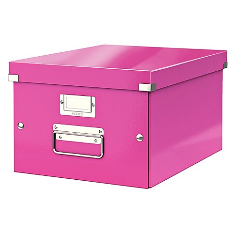 LEİTZ 6044 WOW C&S ORTA BOY SAKLAMA KUTUSU METALİK PEMBE - 1