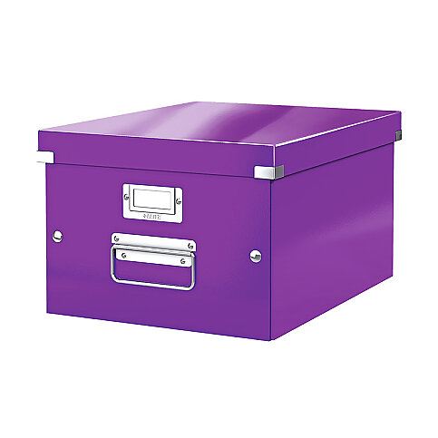 Leitz 6044 Wow C&S Orta Boy Saklama Kutusu Metalik Mor - 2