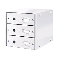LEİTZ 6048 WOW C&S 3 ÇEKMECELİ EVRAK RAFI METALİK BEYAZ - 3