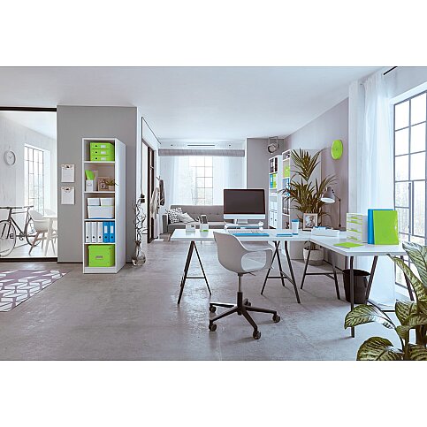 LEİTZ 6048 WOW C&S 3 ÇEKMECELİ EVRAK RAFI METALİK YEŞİL - 2
