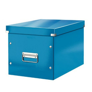 Leitz 6108 Wow C&S Küp Saklama Kutusu Metalik Mavi - LEİTZ
