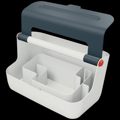 Leitz 6125 Storage Taşıma Kulplu Kutu Gri - 1